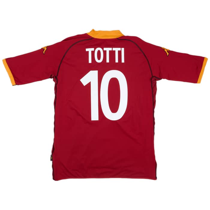 2002-03 Roma Home Shirt Totti #10 - 8/10 - (XXL)