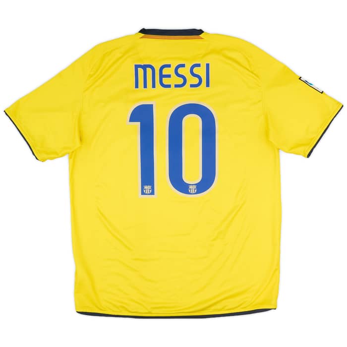 2008-10 Barcelona Away Shirt Messi #10 - 7/10 - (L)