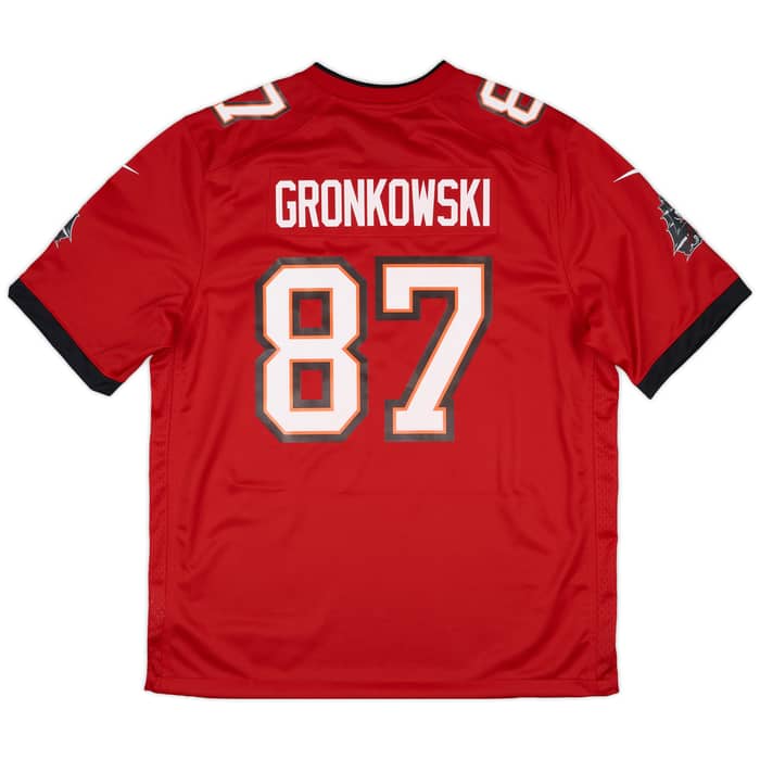 2020-21 Tampa Bay Buccaneers Gronkowski #87 Nike Game Home Jersey (XL)