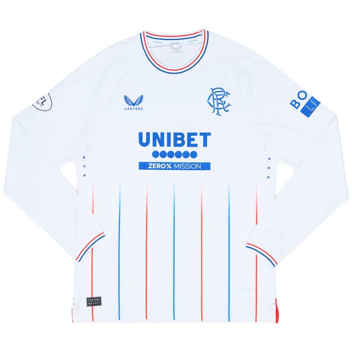 2023-24 Rangers Match Issue Away Shirt Goldson #6