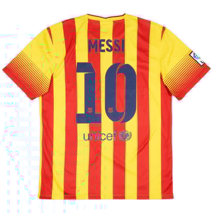 2013-15 Barcelona Away Shirt Messi #10 - 6/10 - (L)