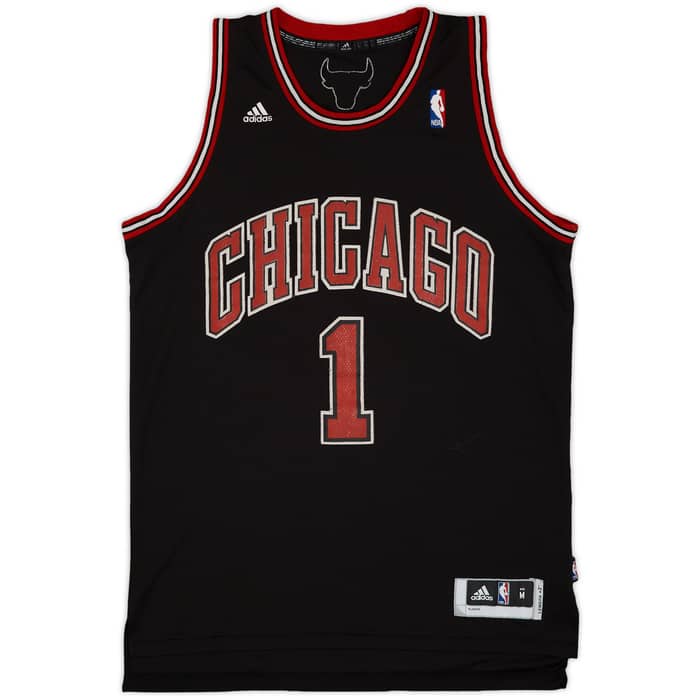 2010-14 Chicago Bulls Rose #1 adidas Swingman Alternate Jersey - 5/10 - (M)