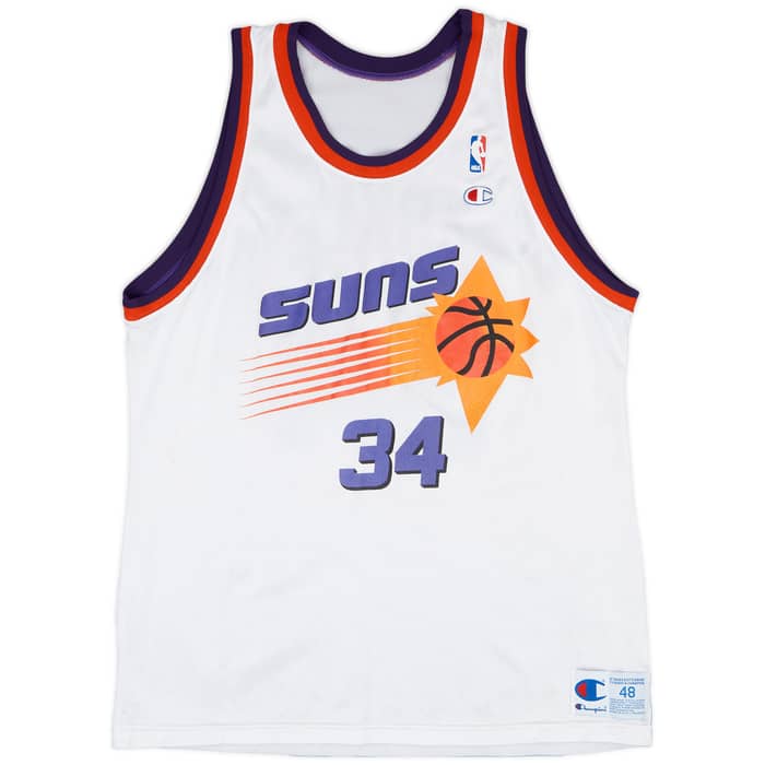 1992-95 Phoenix Suns Barkley #34 Champion Home Jersey - 9/10 - (XL)