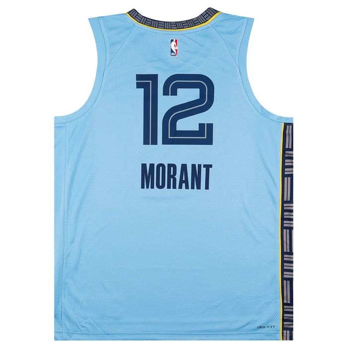 2022-23 Memphis Grizzlies Morant #12 Nike Swingman Jersey (Alternate) Y - W/Tags