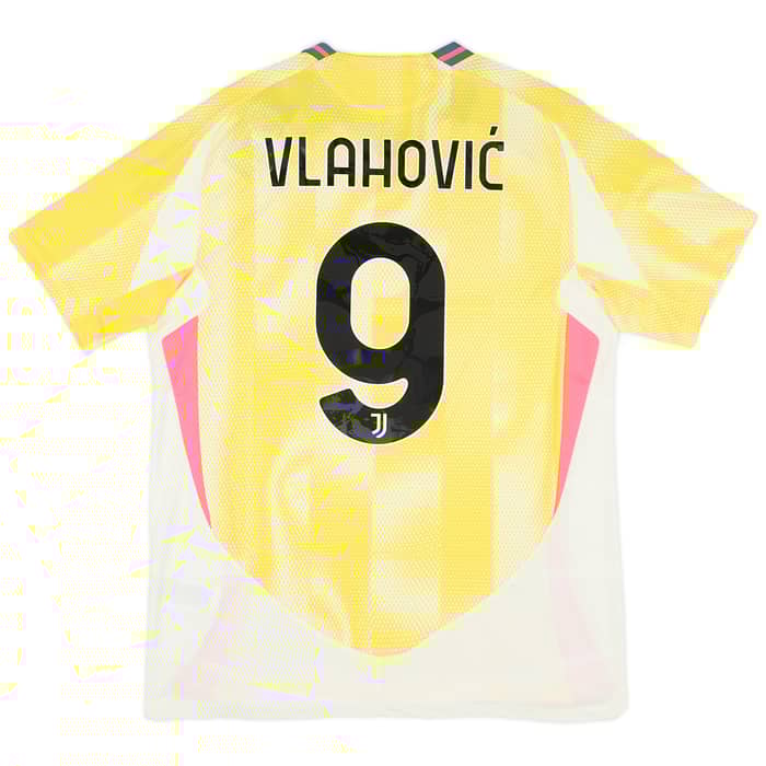 2024-25 Juventus Authentic Away Shirt Vlahovic #9