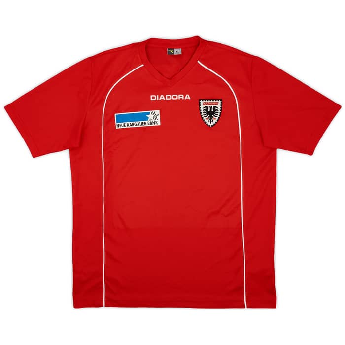 2009-10 Aarau Diadora Training Shirt - 6/10 - (XL)