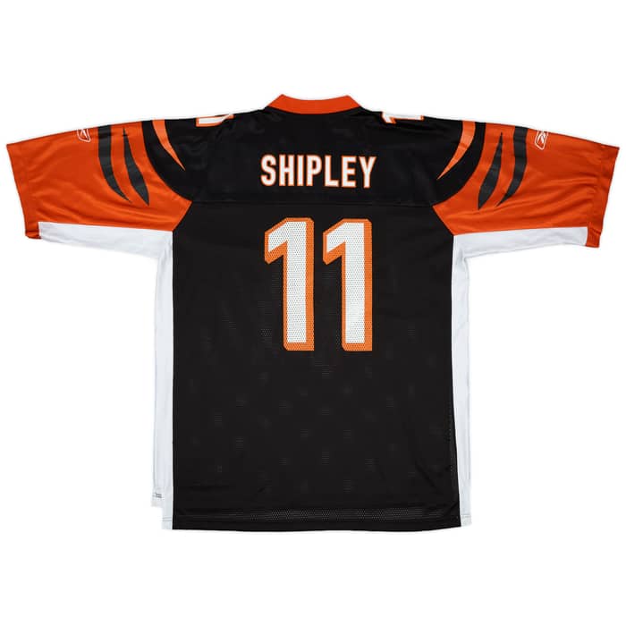 2010 Cincinnati Bengals Shipley #11 Reebok On Field Home Jersey - 9/10 - (XL)