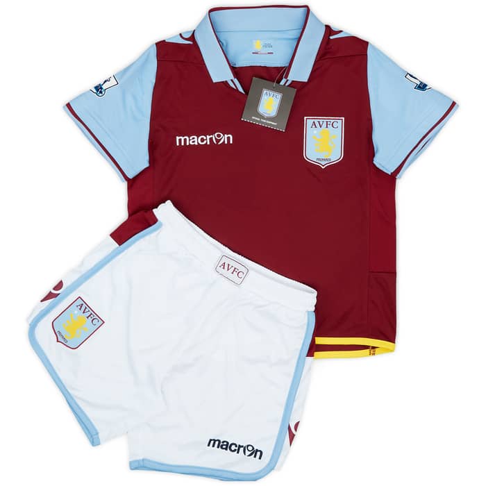 2012-13 Aston Villa Home Shirt and Shorts (5-6 Years)