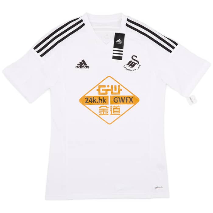 2014-15 Swansea Home Shirt Ki S. Y. #4 (M)