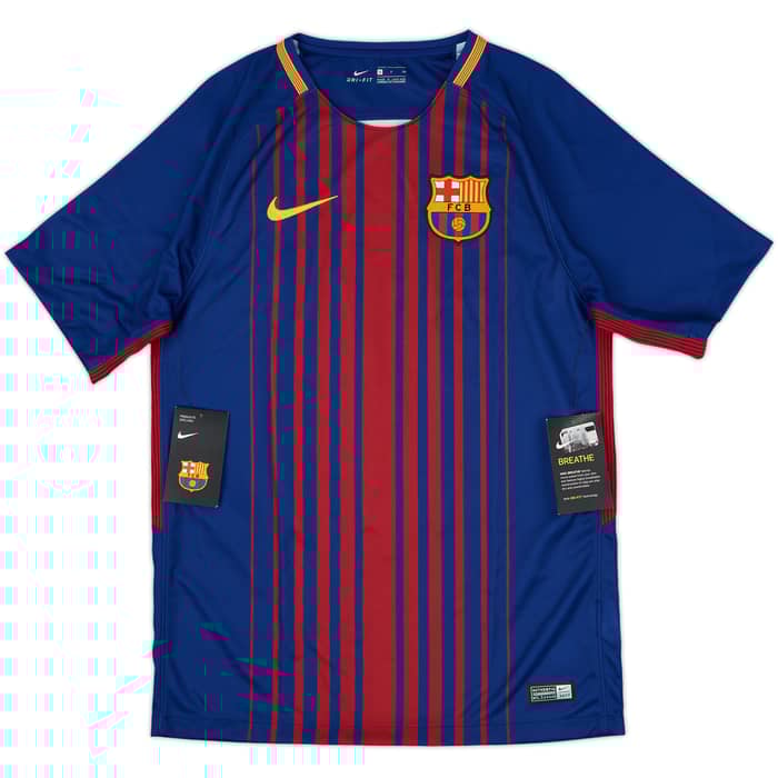 2017-18 Barcelona Home Shirt Messi #10 (S)
