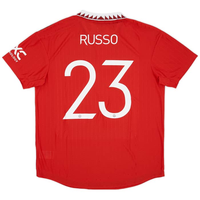 2022-23 Manchester United Home Shirt Russo #23 (Men's XL)