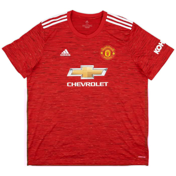 2020-21 Manchester United Home Shirt Shaw #23 - 9/10 - (XXL)