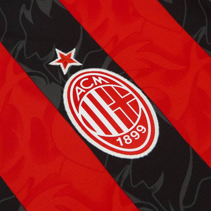 2025-26 AC Milan Home L/S Shirt Pulisic #11 