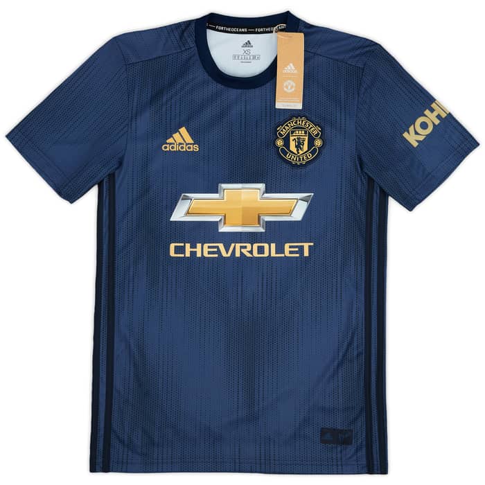 2018-19 Manchester United Third Shirt Pogba #6 (XS)