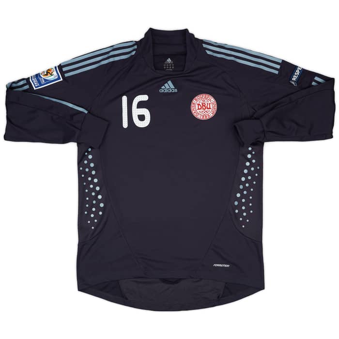 2008-10 Denmark Match Issue World Cup Qualifiers GK Shirt #16