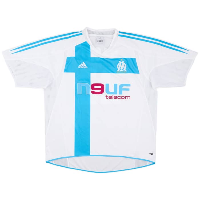 2004-05 Olympique Marseille Home Shirt Nasri #22 - 8/10 - (XL)