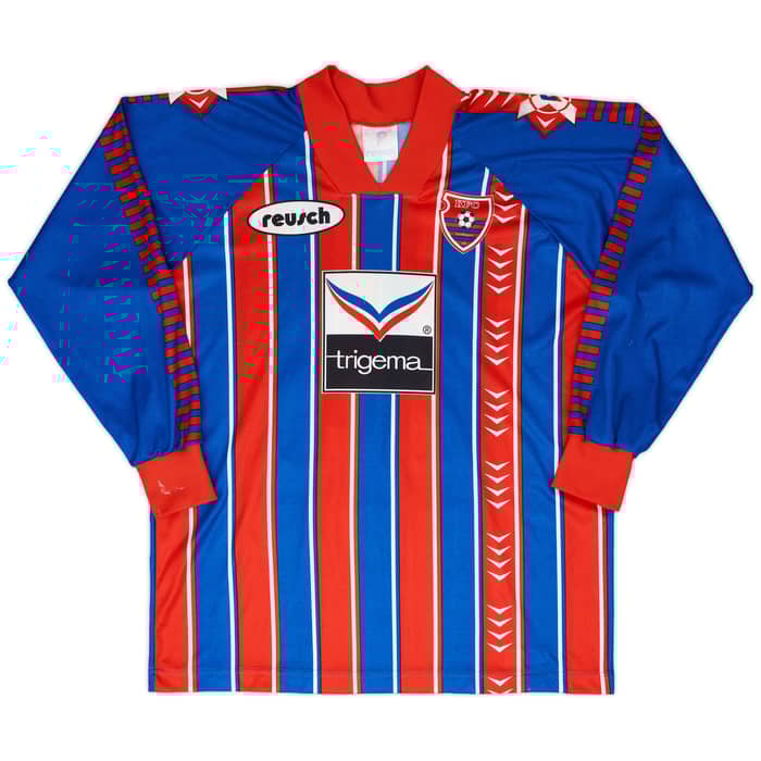 1995-96 KFC Uerdingen Home L/S Shirt Meijer #13 - 8/10 - (S)