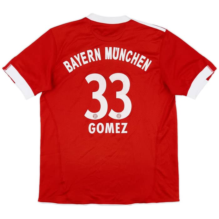 2009-10 Bayern Munich Home Shirt Gomez #33 - 8/10 - (XL.Boys)