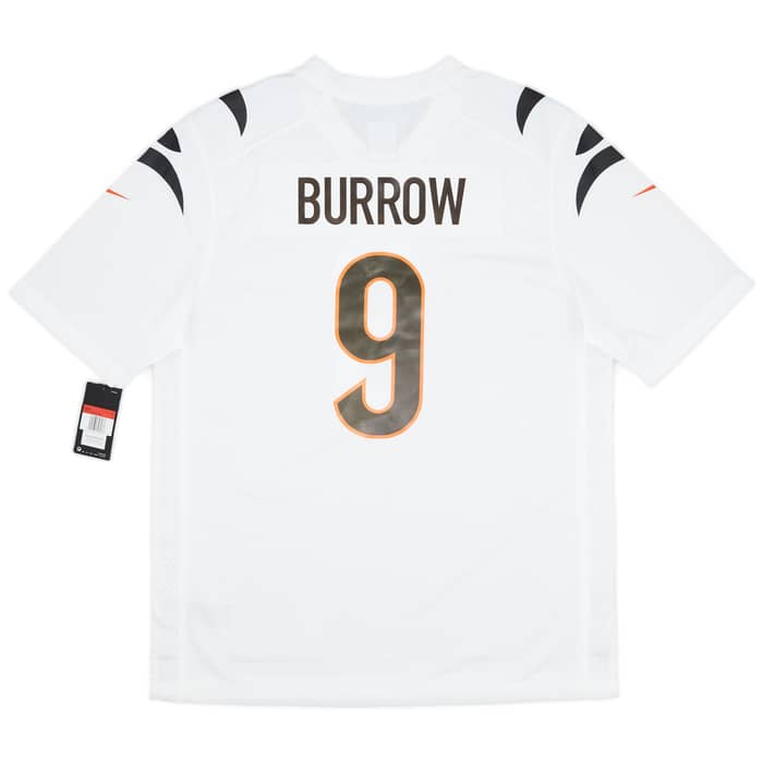2021-24 Cincinnati Bengals Burrow #9 Nike Game Away Jersey (L)