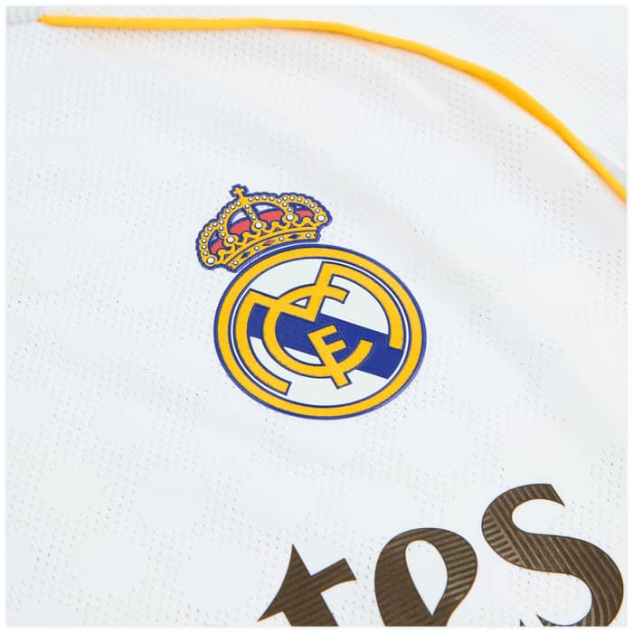 2025-26 Real Madrid Authentic Home L/S Shirt Mbappe #10