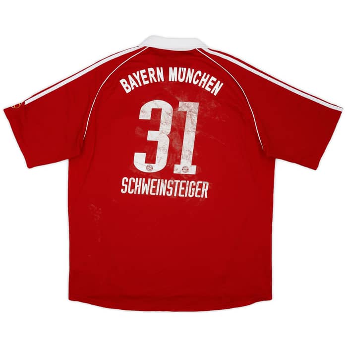 2005-06 Bayern Munich Home Shirt Schweinsteiger #31 - 4/10 - (XXL)