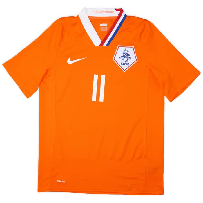 2008-10 Netherlands Home Shirt Robben #11 (S)