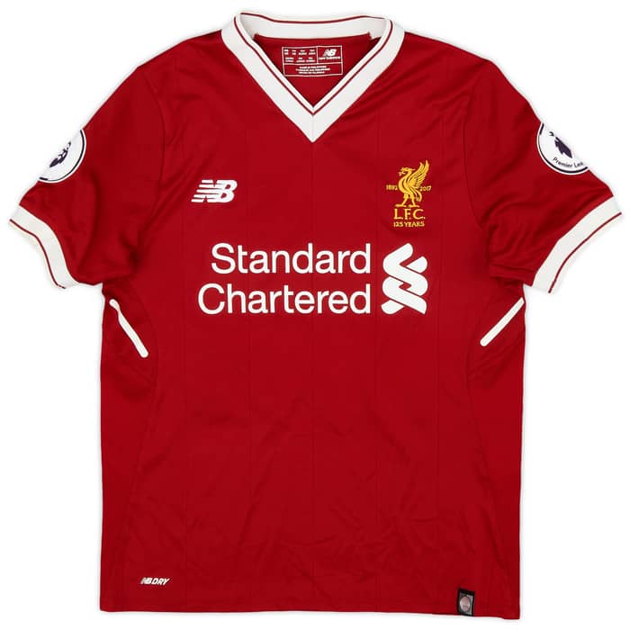 2017-18 Liverpool 125 Years Home Shirt Lallana #20 - 8/10 - (M.Boys)