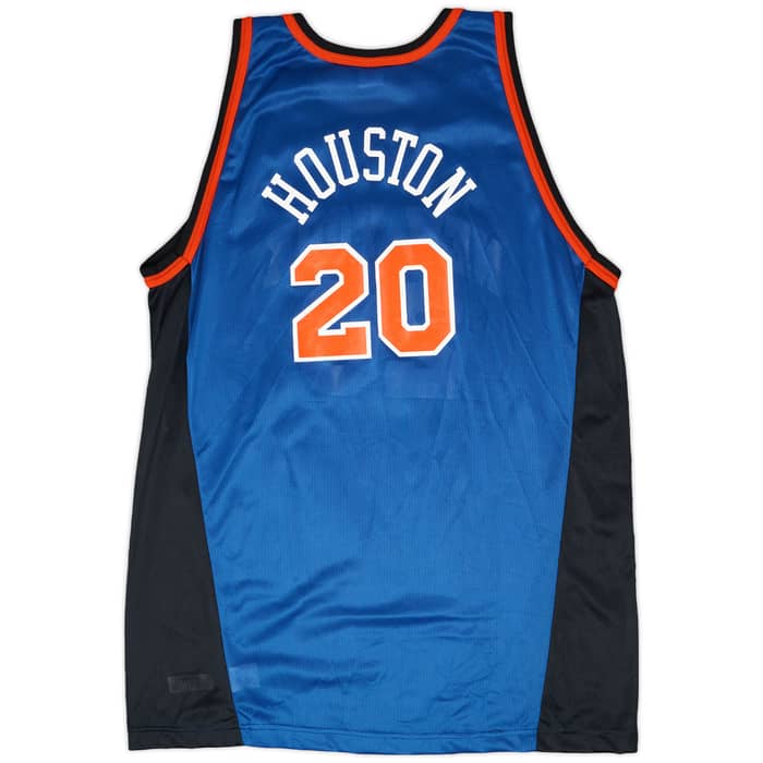 1997-01 New York Knicks Houston #20 Champion Away Jersey - 8/10 - (XXL)