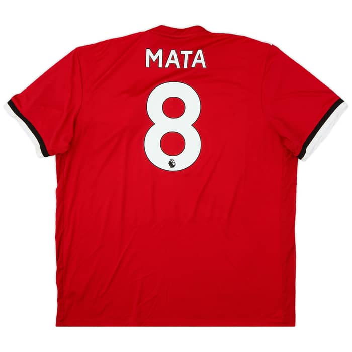 2017-18 Manchester United Home Shirt Mata #8 - 7/10 - (XXL)