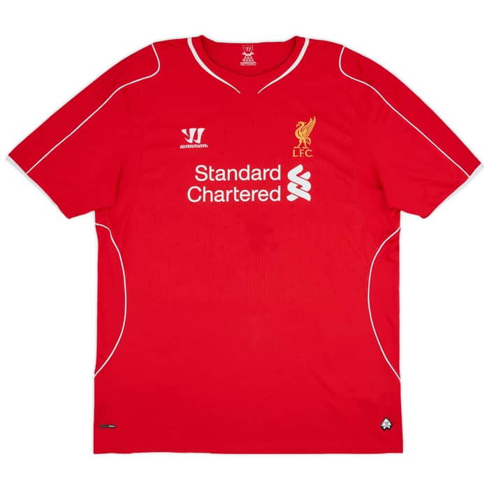 2014-15 Liverpool Home Shirt Gerrard #8 - 8/10 - (3XL)