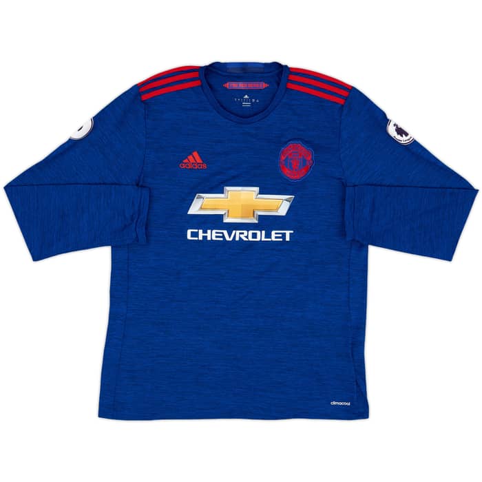 2016-17 Manchester United Away L/S Shirt Ibrahimovic #9 - 10/10 - (L)