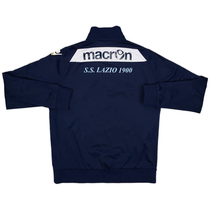 2014-15 Lazio Macron 1/4 Zip Drill Top - 8/10 - (L)