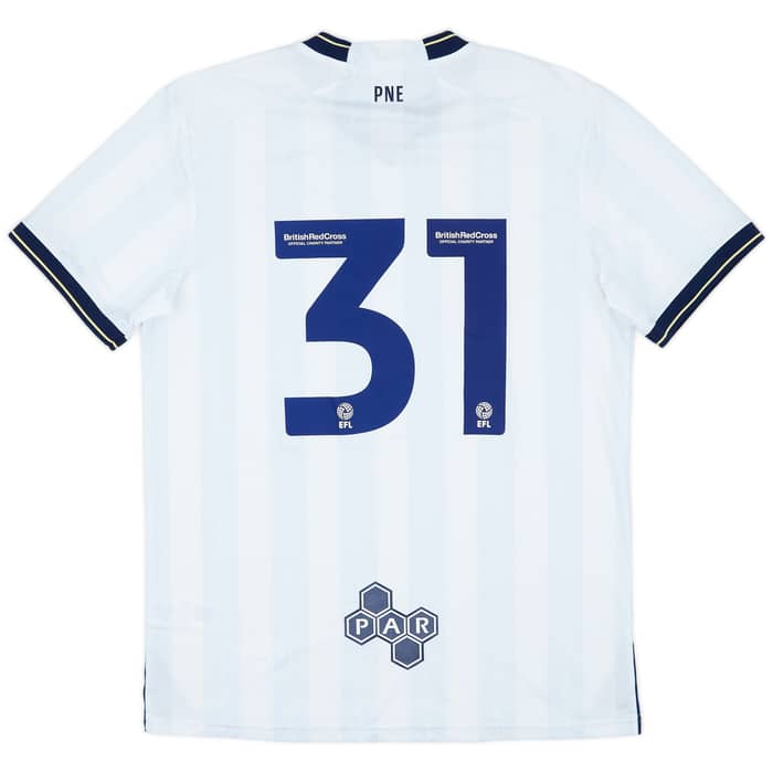 2023-24 Preston North End Match Issue Home Shirt #31