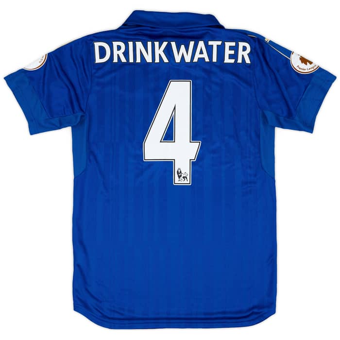 2016-17 Leicester Match Issue Home Shirt Drinkwater #4