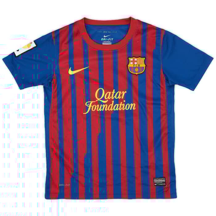 2011-12 Barcelona Home Shirt - 8/10 - (S.Boys)
