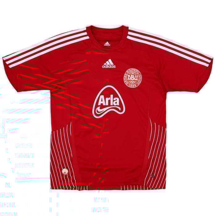 2007-08 Denmark adidas 'Fodboldskloe' Training Shirt - 7/10 - (L.Boys)