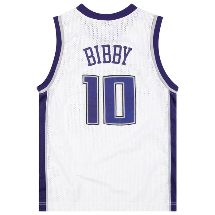 2002-04 Sacramento Kings Bibby #10 Nike Swingman Jersey (Home) Y