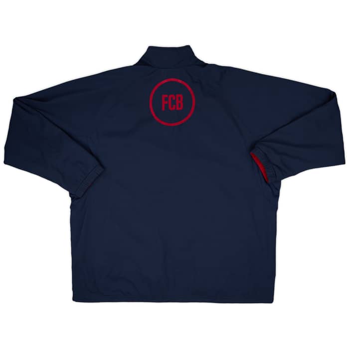 2000-02 Barcelona Nike Reversible 1/4 Zip Drill Top - 6/10 - (XL)