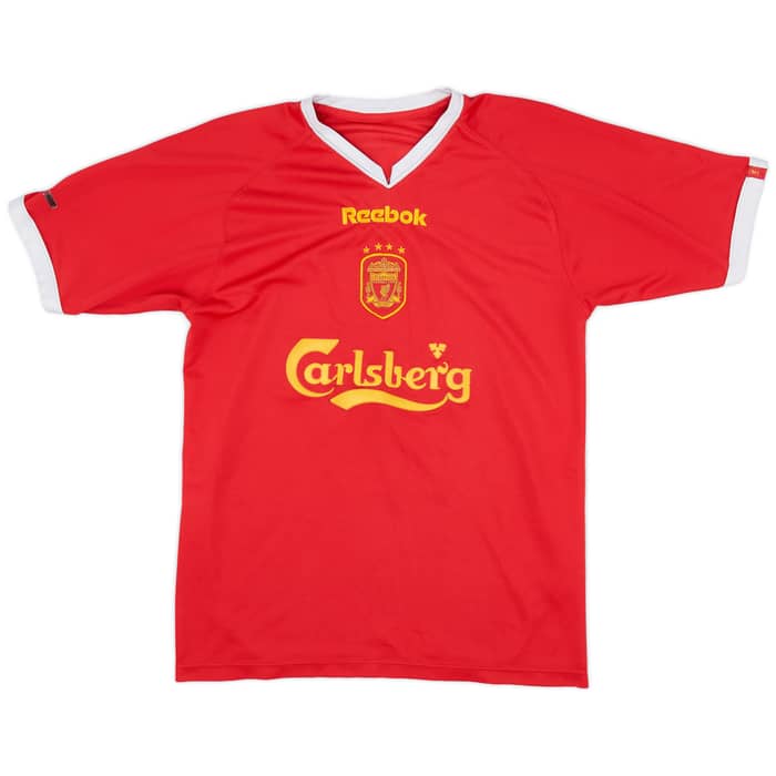 2001-03 Liverpool CL Shirt Gerrard #17 - 5/10 - (M)