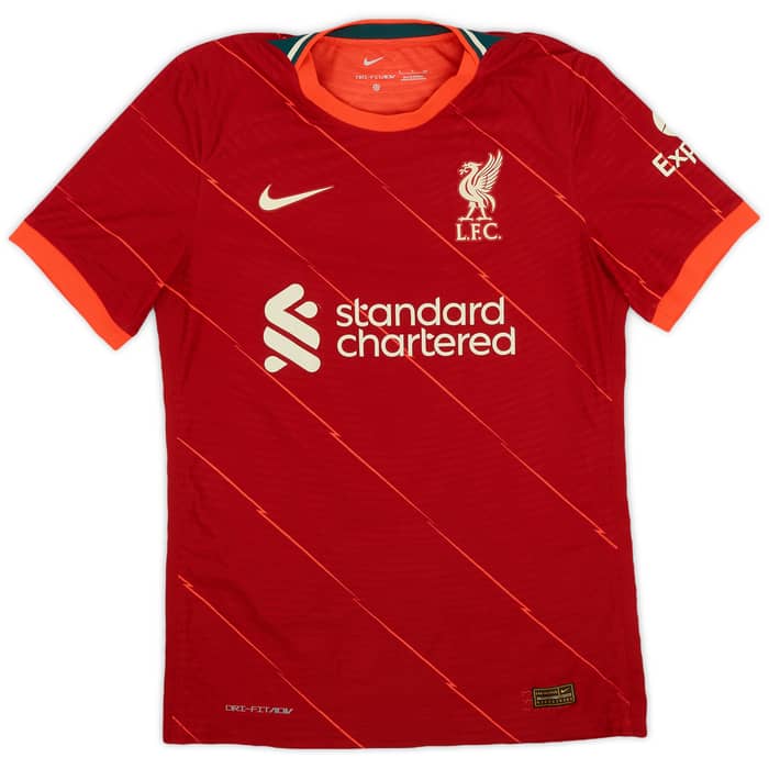 2021-22 Liverpool Authentic Home Shirt M.Salah #11 - 9/10 - (S)