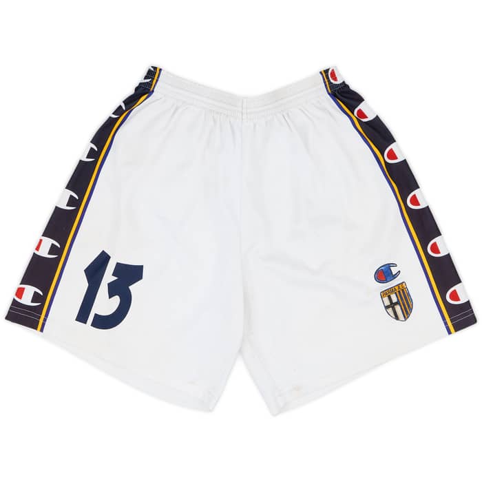 2002-03 Parma Match Issue Away Kit Oyola #13
