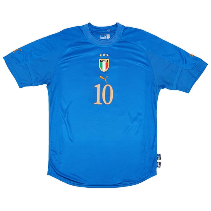 2004-06 Italy Home Shirt Baggio #10 - 6/10 - (XL)