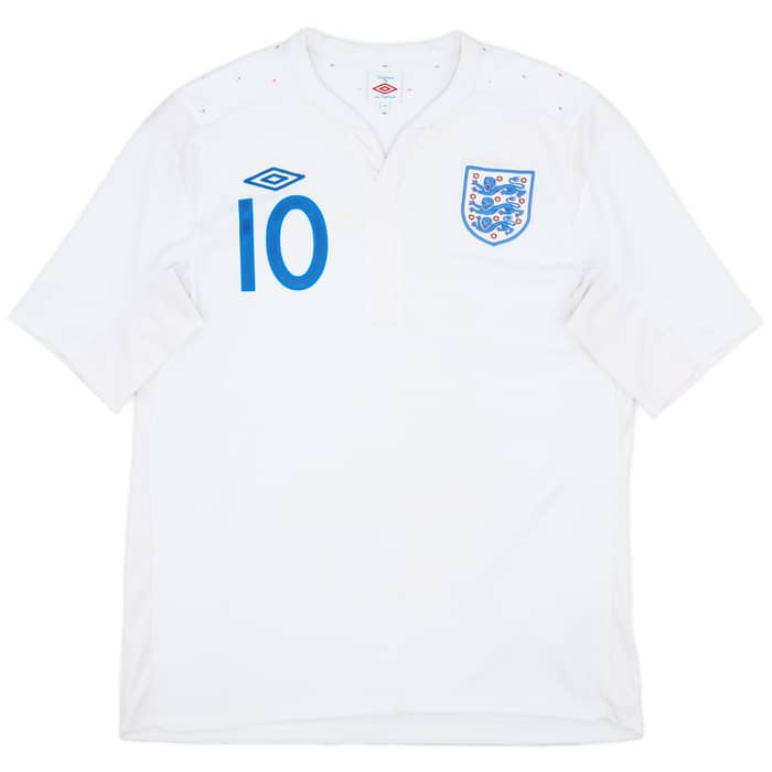 2010-11 England Home Shirt Rooney #10 - 8/10 - (L)