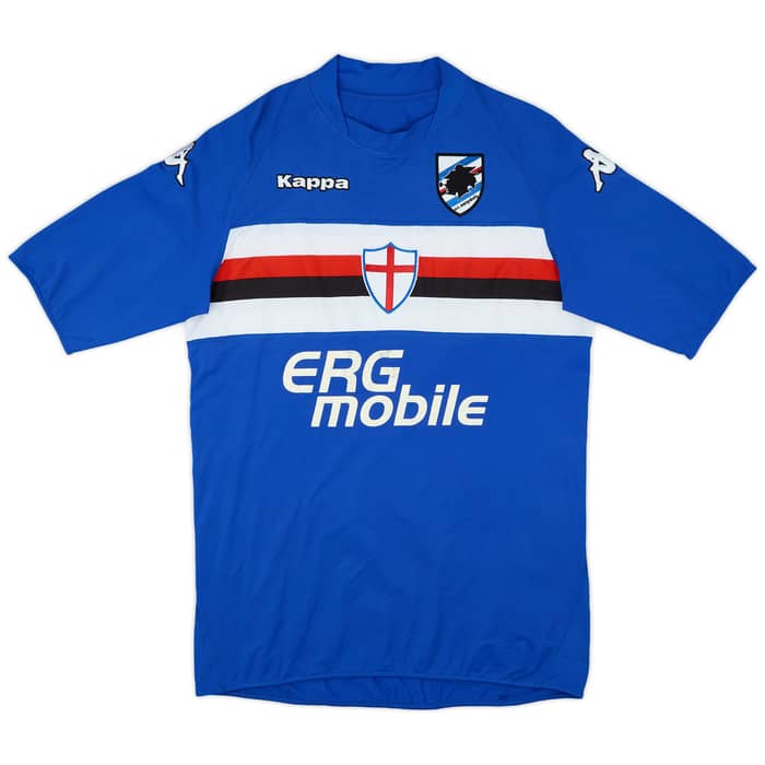 2009-10 Sampdoria Home Shirt Lucchini #6 - 4/10 - (XL)