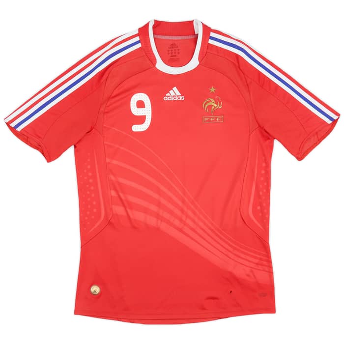 2007-08 France Away Shirt Benzema #9 - 5/10 - (M)