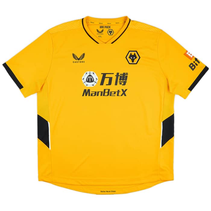 2021-22 Wolves Home Shirt Neves #8 - 10/10 - (XXL)