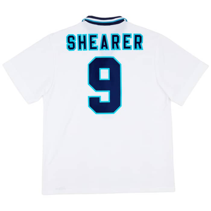 1995-97 England Home Shirt Shearer #9 - 7/10 - (XL)