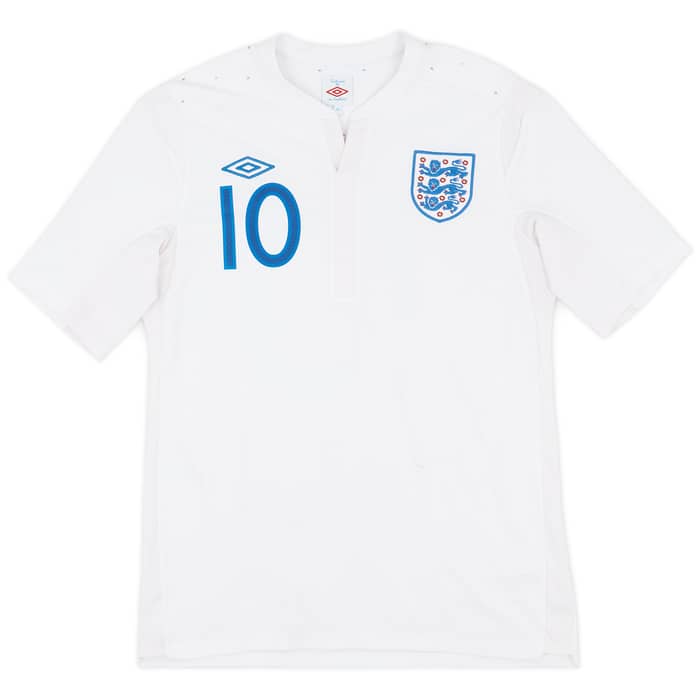 2010-11 England Home Shirt Rooney #10 - 7/10 - (M)