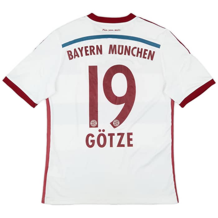 2014-15 Bayern Munich Away Shirt Gotze #19 - 6/10 - (XL.Boys)