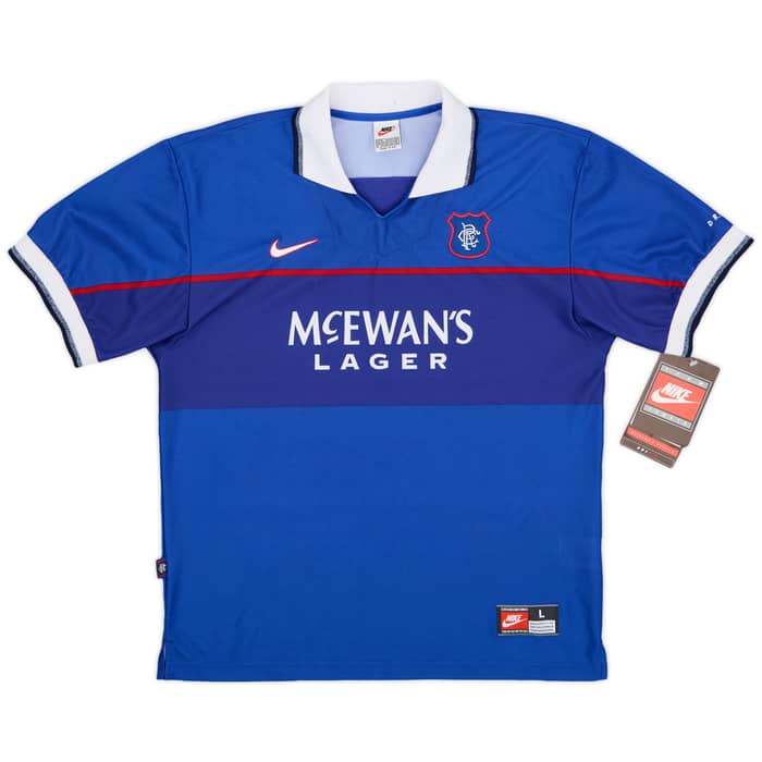 1997-99 Rangers Home Shirt Gascoigne #8 (L)
